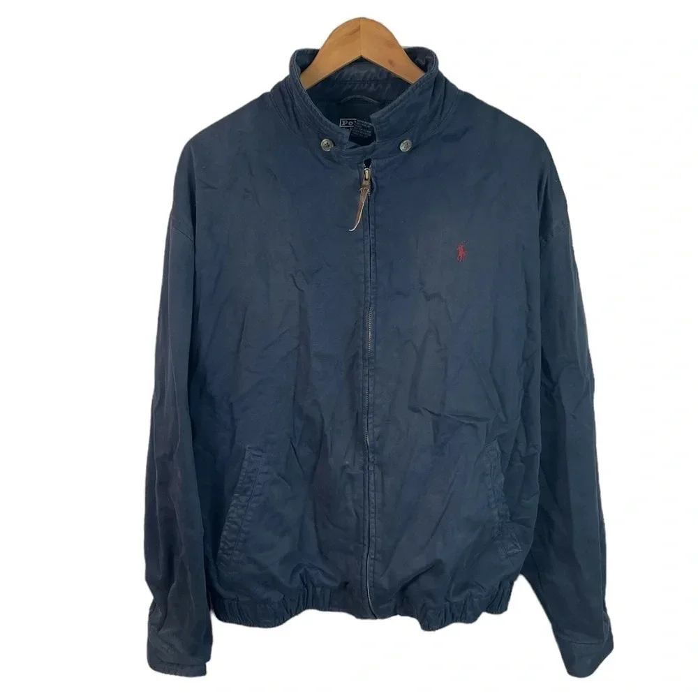 B15 Men’s Polo Ralph Lauren Designer Y2K Full Zip Field Jacket XL